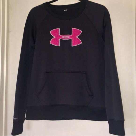 Under Armor Crew Neck Logo Pullover Sweatshirt - Picture 1 of 7